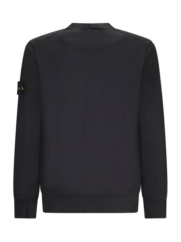 CREW NECK SWEATSHIRT WITH RIBBED DETAILS - STONE ISLAND - BALAAN 2