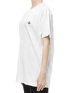 ORB Logo Cotton Short Sleeve T-Shirt White - VIVIENNE WESTWOOD - BALAAN 4