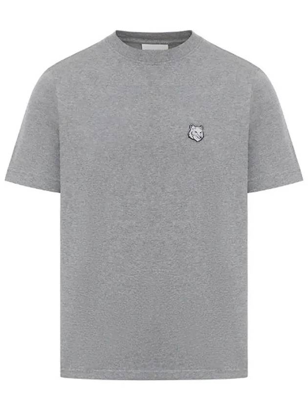 Bold Fox Head Patch Comfort Short Sleeve T-Shirt Grey - MAISON KITSUNE - BALAAN 2