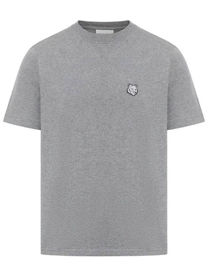 Bold Fox Head Patch Comfort Short Sleeve T-Shirt Grey - MAISON KITSUNE - BALAAN 2