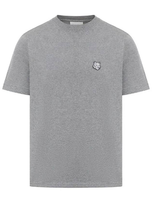 Bold Fox Head Patch Comfort Short Sleeve T-Shirt Grey - MAISON KITSUNE - BALAAN 2