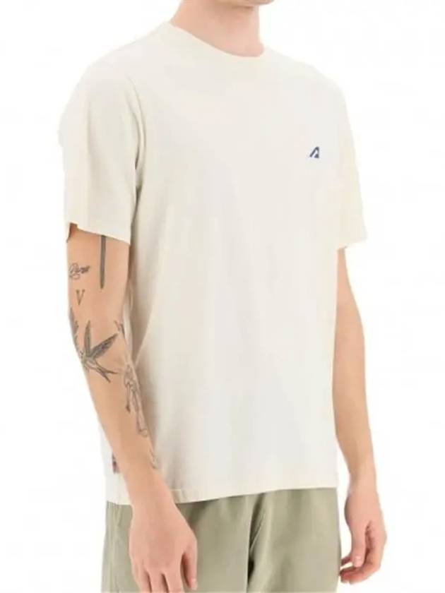 Tennis Crew Neck Short Sleeve T-Shirt White - AUTRY - BALAAN 6