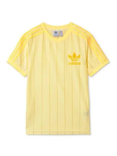 3 Stripe Short Sleeve T-Shirt Yellow - ADIDAS - BALAAN 2