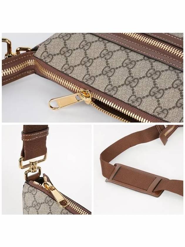 GG Superme Canvas Messenger Bag Beige Ebony - GUCCI - BALAAN 5