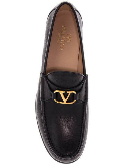 vlogo signature leather moccas - VALENTINO - BALAAN 2