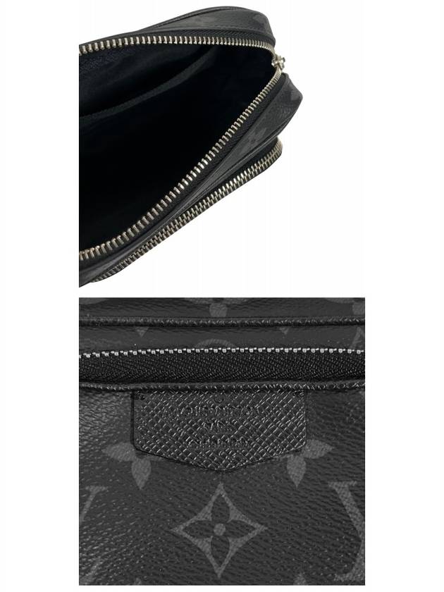 Outdoor Monogram Pouch Cross Bag Black - LOUIS VUITTON - BALAAN 6