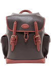 Heritage Eco Scotchgrain Backpack Brown - MULBERRY - BALAAN 1