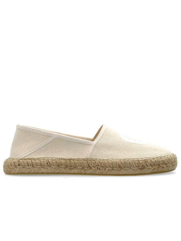 Kenzo Espadrilles With Logo, Women's, Cream - KENZO - BALAAN 1