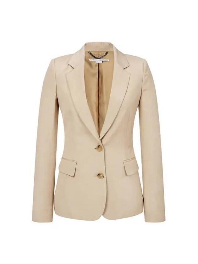 STELLA McCARTNEY Regular No cheat Single Jacket Beige - STELLA MCCARTNEY - BALAAN 1