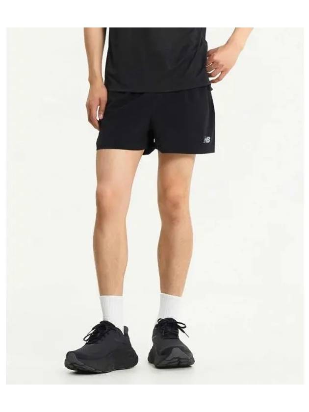 NBNVE4P101 MEN Running 3 part short pants BLACK - NEW BALANCE - BALAAN 1