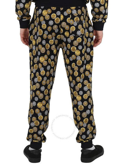 Moschino Men's Coin Print Stretch Cotton Track Pants, Size Large - MOSCHINO - BALAAN 2