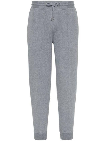 Double Fleece Track Pants Grey - BRUNELLO CUCINELLI - BALAAN 1