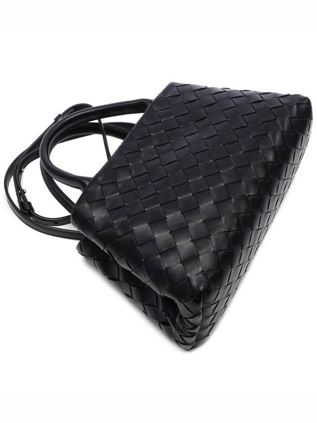 Intrecciato New Roma Tote Bag Black - BOTTEGA VENETA - BALAAN 6