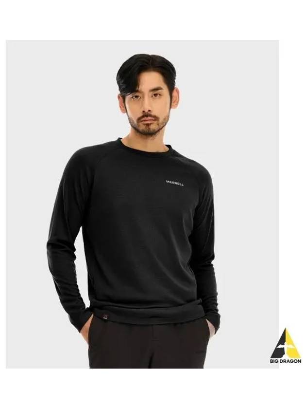 MERRELL MEN Polartec Power Dry Round T Shirt BLACK - MERRYMOTIVE - BALAAN 1