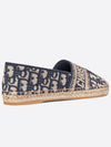 Granville Oblique Embroidered Cotton Espadrilles Blue - DIOR - BALAAN.