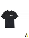 Le Gros Grain Logo Short Sleeve T-Shirt Black - JACQUEMUS - BALAAN 2