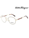 Eyewear Round Metal Eyeglasses Brown - SALVATORE FERRAGAMO - BALAAN 2