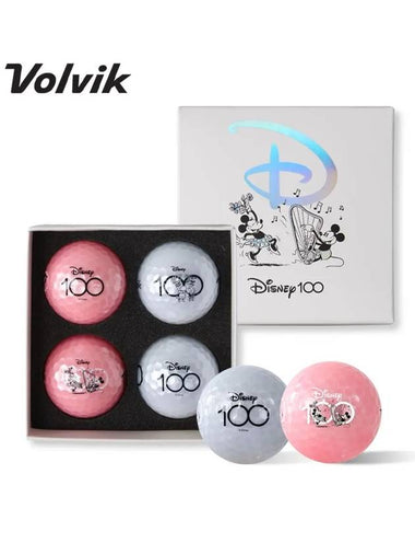 Golf Ball Disney 100th Anniversary Jewelry Solice 4 Balls - VOLVIK - BALAAN 1