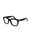 Eyewear Square Acetate Glasses Black - DIOR - BALAAN 1