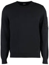 Cotton Crepe Knit Top Black - CP COMPANY - BALAAN 2