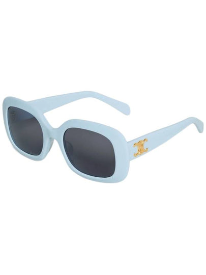 Eyewear Triomphe 10 Acetate Sunglasses Milky Light Blue - CELINE - BALAAN 2