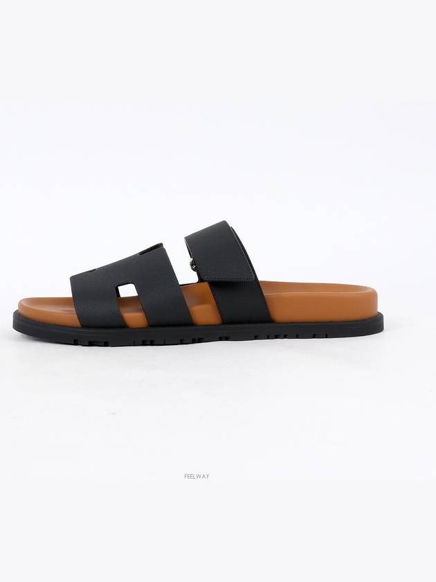 Chypre Sandals Black Natural 40 73893 - HERMES - BALAAN 3