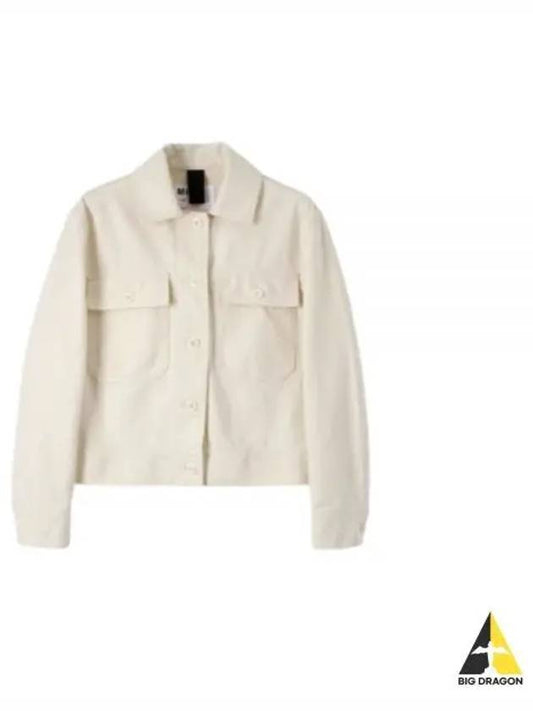 MHL CROPPED WORKER JACKET OFF white WHJK0507S24JCD OFW - MARGARET HOWELL - BALAAN 1