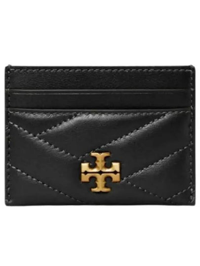 Kira Chevron Logo Card Wallet Black - TORY BURCH - BALAAN 2