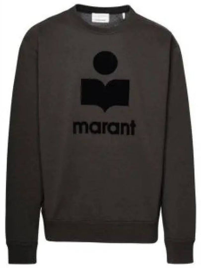 Mikoy Big Logo Cotton Sweatshirt Faded Black - ISABEL MARANT - BALAAN 2