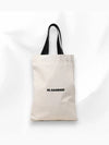 Logo Shopping Tote Bag Natural - JIL SANDER - BALAAN 2