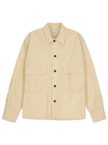 Oversized flap pocket shirt Dove - STUDIO NICHOLSON - BALAAN 1