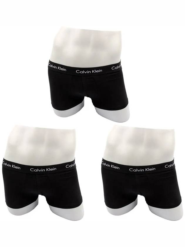 Cotton Stretch 3 Pack Briefs Black - CALVIN KLEIN - BALAAN 2