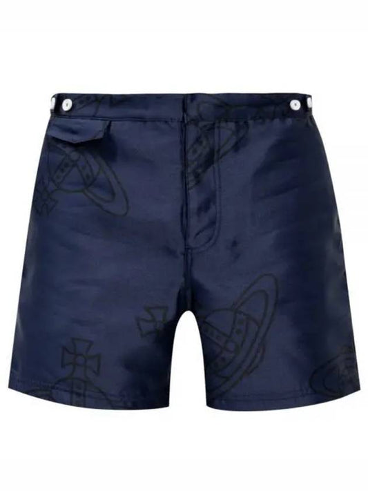 ORB Suiting Classic Boxer Bermuda Shorts Navy - VIVIENNE WESTWOOD - BALAAN 1