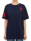 Kids short sleeved t shirt 323832907039 NAVY Adult wearable - POLO RALPH LAUREN - BALAAN 1