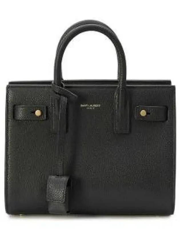 Sac De Jour Tote Bag Black - SAINT LAURENT - BALAAN 2