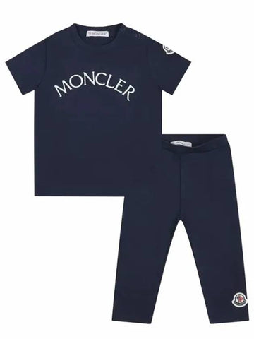 baby girl t shirt leggings top and bottom set 8C00022 8790N 744 - MONCLER - BALAAN 1