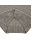 De Coeur V-Neck Wool Knit Top Beige - AMI - BALAAN 9