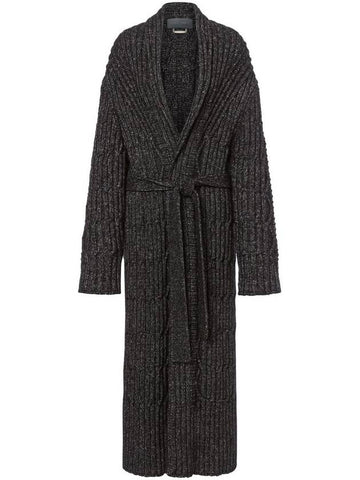 Alberta Ferretti Long Ribbed Cotton Cardigan - ALBERTA FERRETTI - BALAAN 1