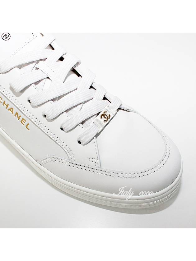 Sneakers Calfskin White - CHANEL - BALAAN 7