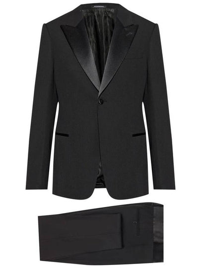 Wool Tuxedo Suit Black - EMPORIO ARMANI - BALAAN 2