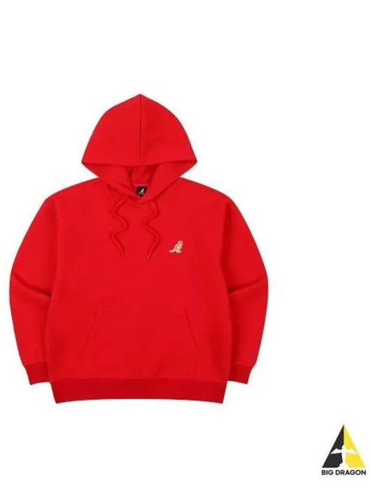 Logo Patch Hoodie 5137 Red - KANGOL - BALAAN 1