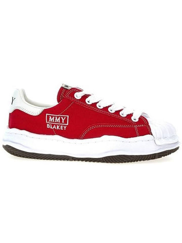 Blakey OG sole canvas low top sneakers red - MAISON MIHARA YASUHIRO - BALAAN 1