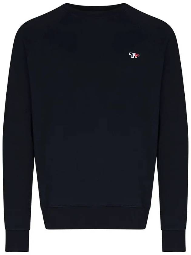 Tricolor Fox Patch Sweatshirt Dark Navy - MAISON KITSUNE - BALAAN 2