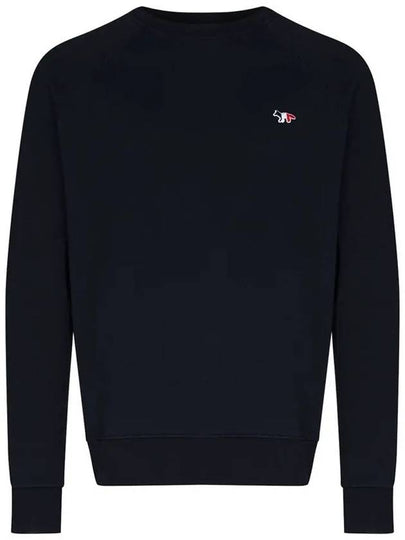 Tricolor Fox Patch Sweatshirt Dark Navy - MAISON KITSUNE - BALAAN 2