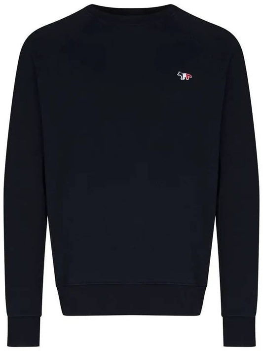 Tricolor Fox Patch Sweatshirt Dark Navy - MAISON KITSUNE - BALAAN 2