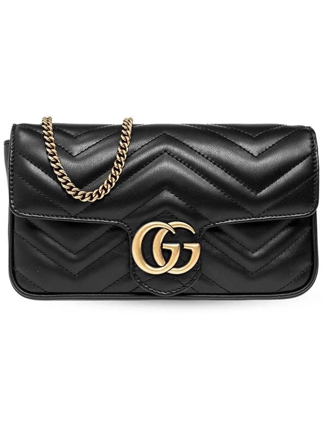 GG Marmont Chain Mini Bag Black - GUCCI - BALAAN 2