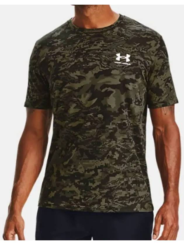 Men's ABC Camo Short Sleeve T Shirt Black - UNDER ARMOUR - BALAAN 3