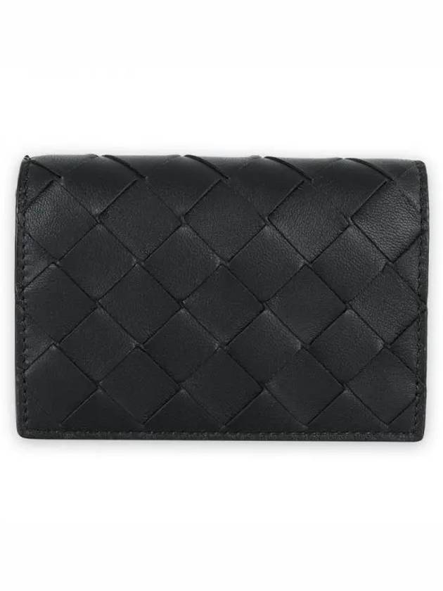 Intrecciato Card Wallet Black - BOTTEGA VENETA - BALAAN 2