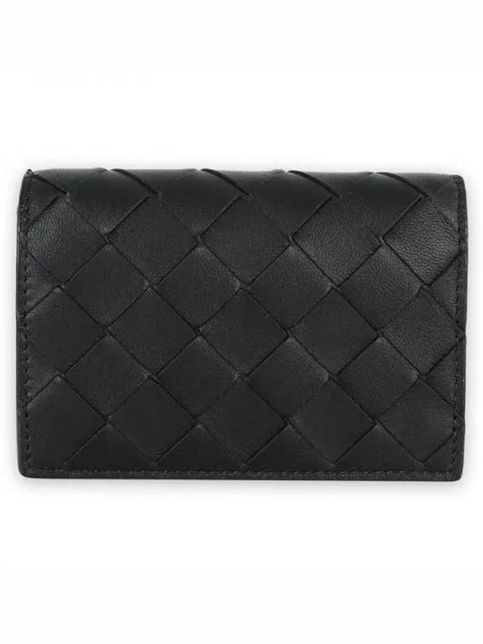 Intrecciato Card Wallet Black - BOTTEGA VENETA - BALAAN 2