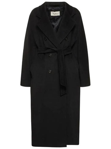 MADAME cashmere belt coat black 2310180139 003 - MAX MARA - BALAAN 1